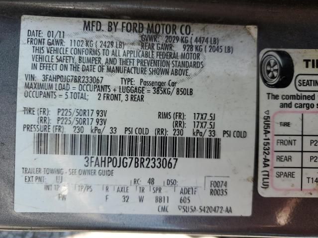 2011 Ford Fusion SEL