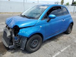 Salvage cars for sale at Van Nuys, CA auction: 2016 Fiat 500 POP