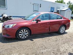 Salvage cars for sale from Copart Lyman, ME: 2016 Subaru Legacy 2.5I Premium