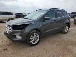 Salvage cars for sale at Amarillo, TX auction: 2018 Ford Escape SE