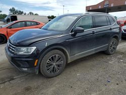 Volkswagen salvage cars for sale: 2018 Volkswagen Tiguan SE