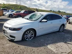 Chevrolet salvage cars for sale: 2016 Chevrolet Malibu LT