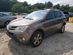 Salvage cars for sale at Mendon, MA auction: 2013 Toyota Rav4 XLE