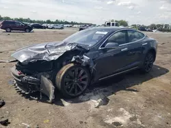 Salvage cars for sale at Fredericksburg, VA auction: 2015 Tesla Model S P85D