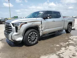 Toyota salvage cars for sale: 2022 Toyota Tundra Crewmax Limited