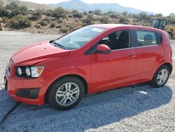 Salvage cars for sale from Copart Reno, NV: 2016 Chevrolet Sonic LT