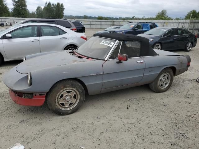 1986 Alfa Romeo Veloce 2000 Spider