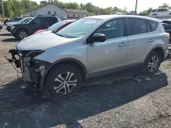 Salvage cars for sale at York Haven, PA auction: 2018 Toyota Rav4 LE