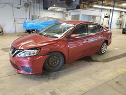 Salvage cars for sale from Copart Elgin, IL: 2016 Nissan Sentra S