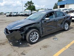 Salvage cars for sale at Woodhaven, MI auction: 2020 Ford Fusion SE