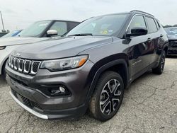 Jeep salvage cars for sale: 2023 Jeep Compass Limited