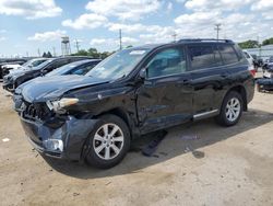 Salvage cars for sale at Dyer, IN auction: 2013 Toyota Highlander Base