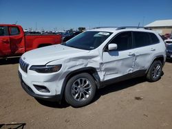 2021 Jeep Cherokee Latitude LUX en venta en Brighton, CO