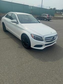 Mercedes-Benz salvage cars for sale: 2015 Mercedes-Benz C 300 4matic