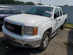 Salvage trucks for sale at Glassboro, NJ auction: 2011 GMC Sierra K1500 SLE