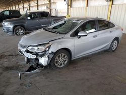 Chevrolet salvage cars for sale: 2019 Chevrolet Cruze LS