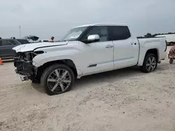 Toyota salvage cars for sale: 2023 Toyota Tundra Crewmax Capstone