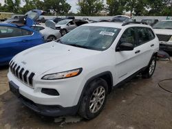 Salvage cars for sale at Bridgeton, MO auction: 2015 Jeep Cherokee Sport