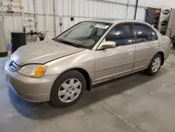 Honda Civic ex salvage cars for sale: 2002 Honda Civic EX