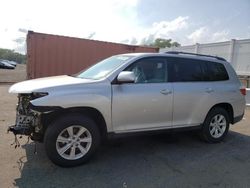 Salvage cars for sale at New Britain, CT auction: 2011 Toyota Highlander Base