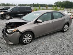 Toyota Corolla L salvage cars for sale: 2016 Toyota Corolla L