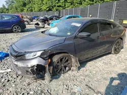 Honda salvage cars for sale: 2019 Honda Civic Sport