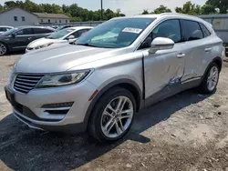 Salvage cars for sale at York Haven, PA auction: 2016 Lincoln MKC Reserve