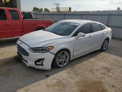 Salvage cars for sale at Kansas City, KS auction: 2019 Ford Fusion Titanium