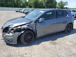 Salvage cars for sale at Assonet, MA auction: 2018 Volkswagen Golf S