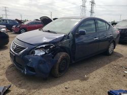 Salvage cars for sale from Copart Elgin, IL: 2014 Nissan Versa S