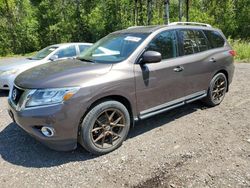 Salvage cars for sale at Cookstown, ON auction: 2015 Nissan Pathfinder S