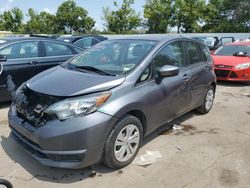 Salvage cars for sale at Bridgeton, MO auction: 2017 Nissan Versa Note S