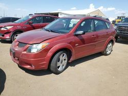 Vehiculos salvage en venta de Copart Brighton, CO: 2004 Pontiac Vibe