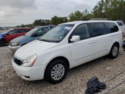 KIA salvage cars for sale: 2012 KIA Sedona LX