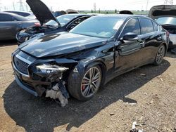 Salvage cars for sale at Elgin, IL auction: 2014 Infiniti Q50 Hybrid Premium