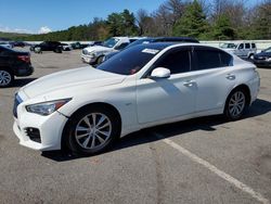 Salvage cars for sale at Brookhaven, NY auction: 2017 Infiniti Q50 Premium