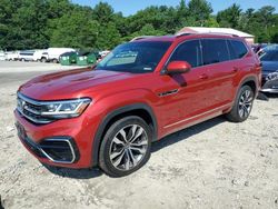 Salvage cars for sale at auction: 2021 Volkswagen Atlas SEL Premium R-Line