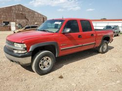 Salvage cars for sale at Rapid City, SD auction: 2002 Chevrolet Silverado K1500 Heavy Duty