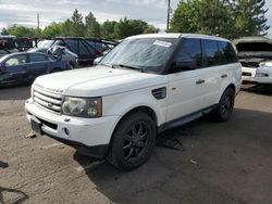 Land Rover Vehiculos salvage en venta: 2008 Land Rover Range Rover Sport Supercharged