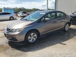 Honda salvage cars for sale: 2015 Honda Civic LX