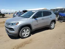 Salvage cars for sale from Copart Brighton, CO: 2022 Jeep Compass Latitude