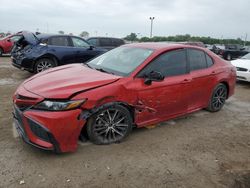 Salvage cars for sale at Indianapolis, IN auction: 2021 Toyota Camry SE