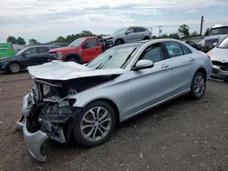 Salvage cars for sale at Hillsborough, NJ auction: 2015 Mercedes-Benz C 300 4matic