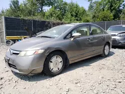 2006 Honda Civic Hybrid en venta en Waldorf, MD