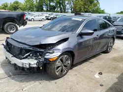 Salvage cars for sale at Bridgeton, MO auction: 2017 Honda Civic EX