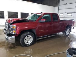 Salvage cars for sale from Copart Blaine, MN: 2015 Chevrolet Silverado K1500 LT