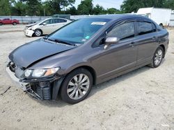 Salvage cars for sale from Copart Hampton, VA: 2010 Honda Civic EX