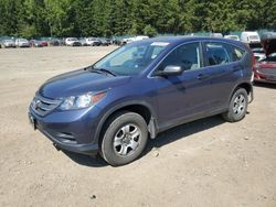 Salvage cars for sale at Graham, WA auction: 2012 Honda CR-V LX