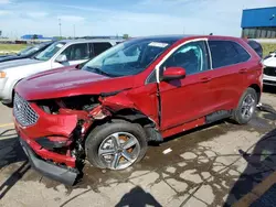 Salvage cars for sale at Woodhaven, MI auction: 2024 Ford Edge SEL