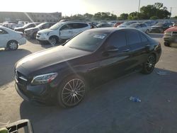 Salvage cars for sale at Wilmer, TX auction: 2019 Mercedes-Benz C 300 4matic